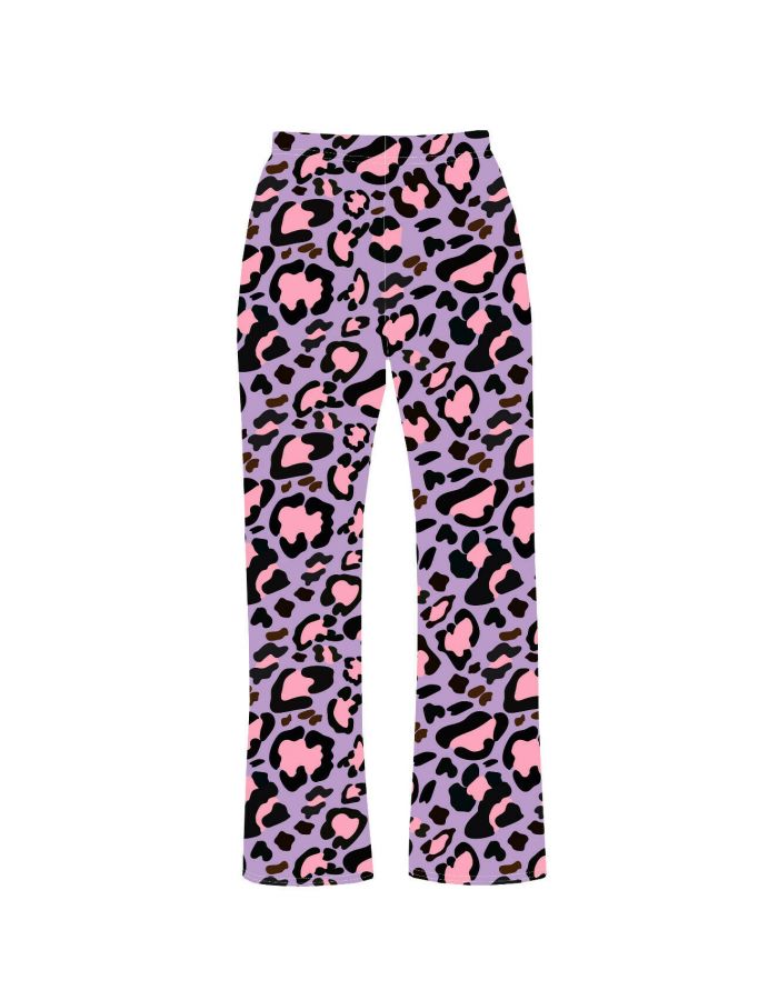 Classic Pink & Purple Animal Printed Loungewear Sleepwear Pyjama Bottoms