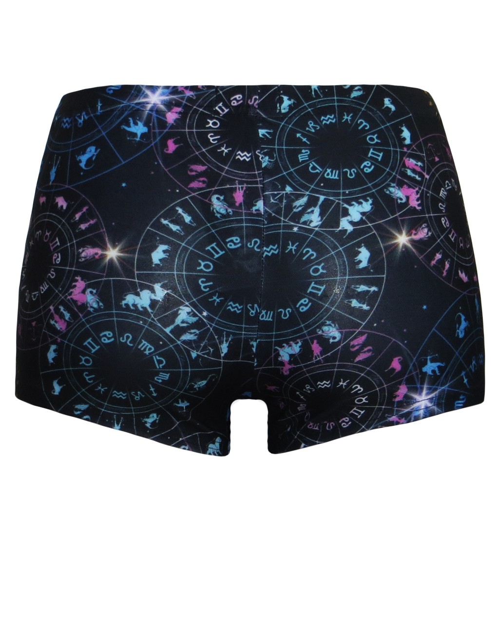  Astrology Horoscope Star Sign Zodiac Alternative Printed Shorts Hot Pants