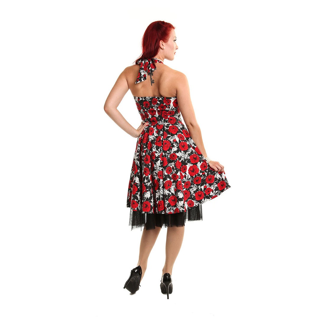 Rockabella Roses Rockabilly Vintage Floral Alternative Dress