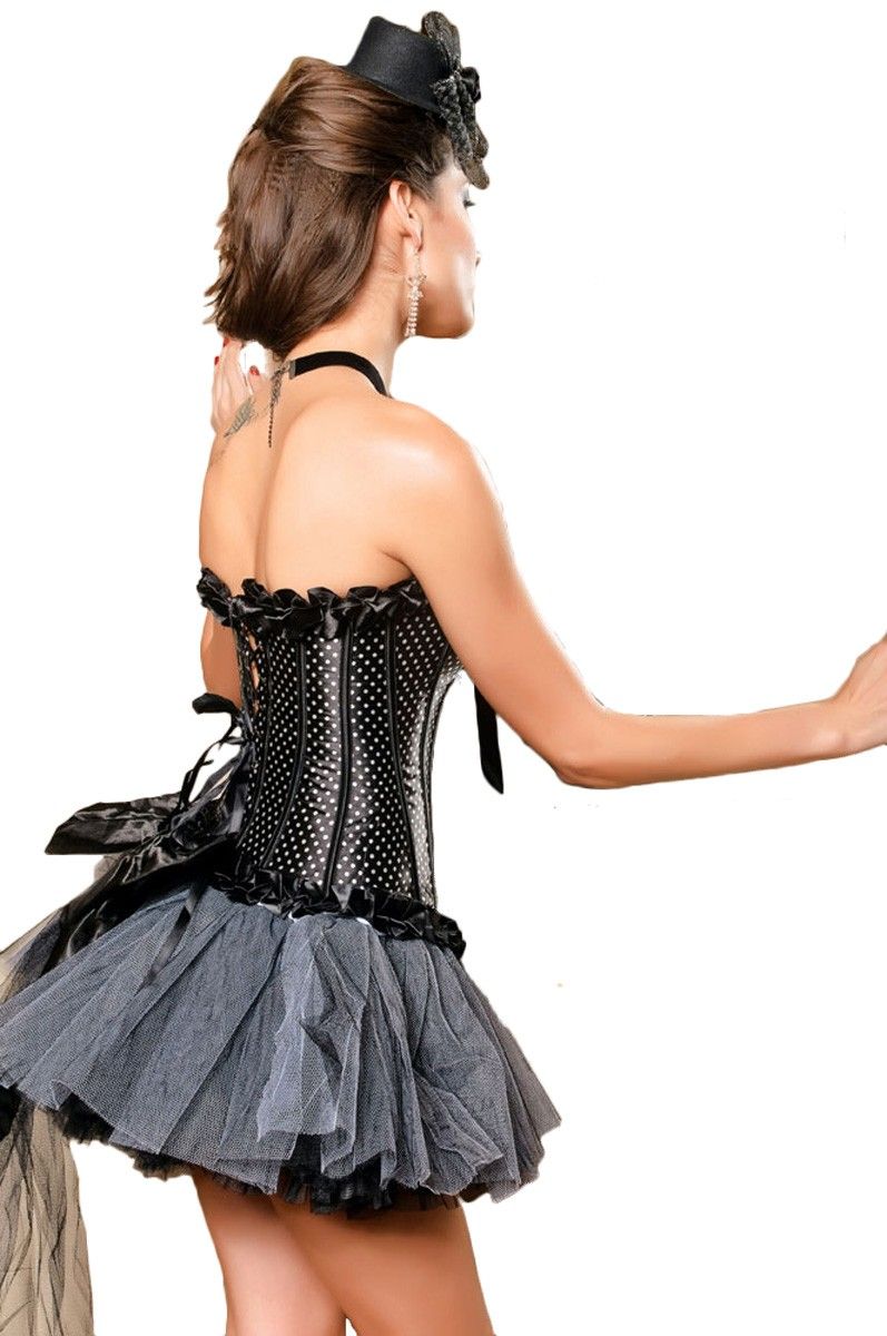 Basque Corset + A-Line With Slit
