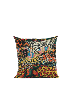 Traditional African Wild Animal Stretch Polyester Cushion Covers