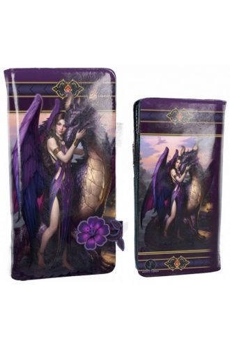 Fantasy Dragon Sanctuary Princess Embossed Purse Wallet