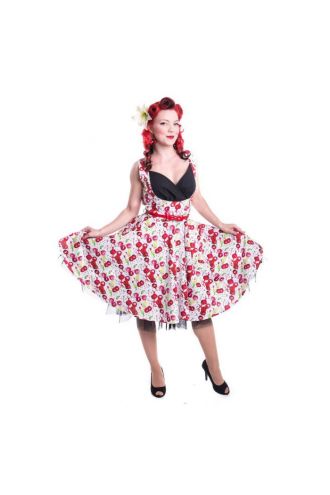 Rockabella Cherry Kitsch Rockabilly Swing Vintage Alternative Dress