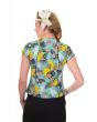 Elegant Flamingo Banned Wanderlust Vintage Retro Top