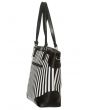 Banned Vintage Retro Flamingo Striped Stripe Handbag Hand Bag