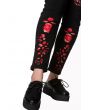 Banned Gothic Sugar Skull Roses Cross Rockabilly Trousers