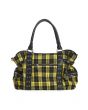 Banned Classic Yellow Tartan Punk Rise up Handcuff Handbag