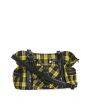 Banned Classic Yellow Tartan Punk Rise up Handcuff Handbag