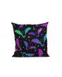 Multi Colourful Bats Stars Galaxy Stretch Polyester Cushion Covers