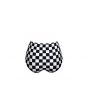 Monochrome Chequered Chess Board High Waist Bikini Bottoms