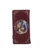 Designer Kitty Cat Purrlock Holmes Spirit Board Skull Gothic Fantasy 18.5cm Embossed Purse Wallet
