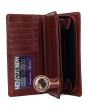 Designer Kitty Cat Purrlock Holmes Spirit Board Skull Gothic Fantasy 18.5cm Embossed Purse Wallet