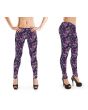 Flowers Floral Eyes Bloom Vintage Printed Leggings