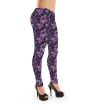 Flowers Floral Eyes Bloom Vintage Printed Leggings
