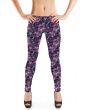 Flowers Floral Eyes Bloom Vintage Printed Leggings