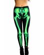 Unique Green X-Ray Vision Halloween Skeleton Leggings