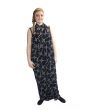 Women's Sheer Viccan Cross Print Silky Long Scarf