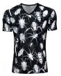Mono X-Ray Vision Creepy Crawlers Tarantula Spiders Scorpion Beetle Alternative Printed V-Neck T Shirt