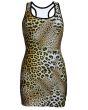 Classic Original Leopard Cheetah Animal Skin Printed Long Vest Top