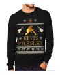 Elvis Presley Fair Isle Crewneck Sweatshirt Sweater Top