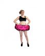 Neon UV Pink Bustle Frill Lilly Trim Tutu Skirt