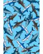 Under Water Shark Sea Life Pattern Fish Print Stretch Spandex Fabric Stunning Dressmaking Leotards Leggings Polyester UK Sewing Apparel Festival