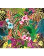Tropical Floral Leaves Leopard Animal Skin Lycra Print Stretch Spandex Fabric Stunning Dressmaking Leotards Leggings