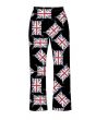 UK British Flag Union Jack Printed Loungewear Sleepwear Pyjamas Bottoms Pants