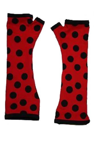 Ladybird Bug Gloves Fancy Dress Party Rave