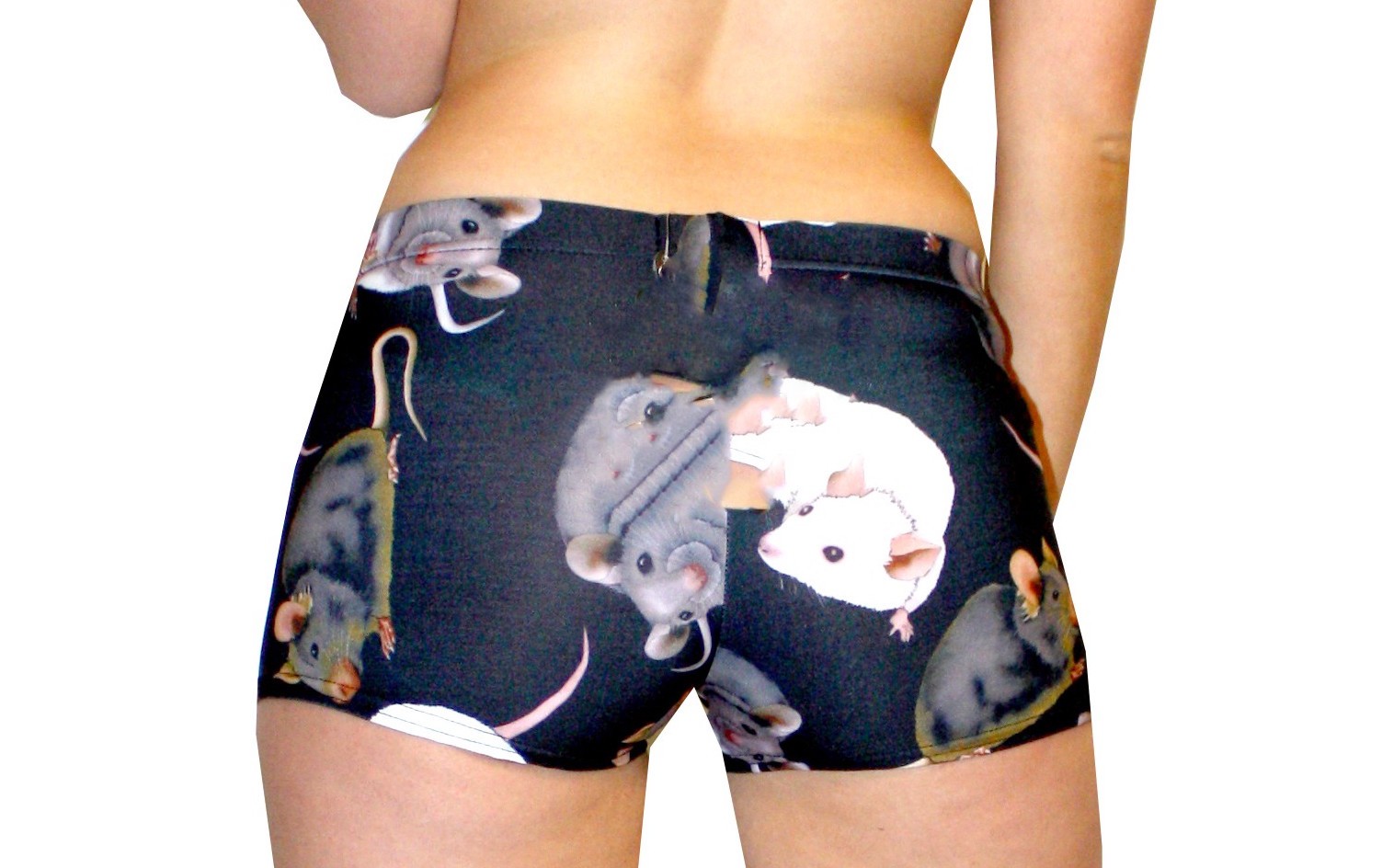 Cute Mouse Rats Printed Shorts Hot Pants
