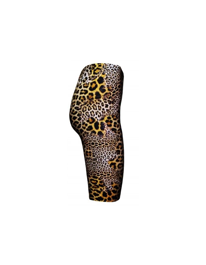 Classic Original Leopard Cheetah Animal Skin Printed Cycle Shorts